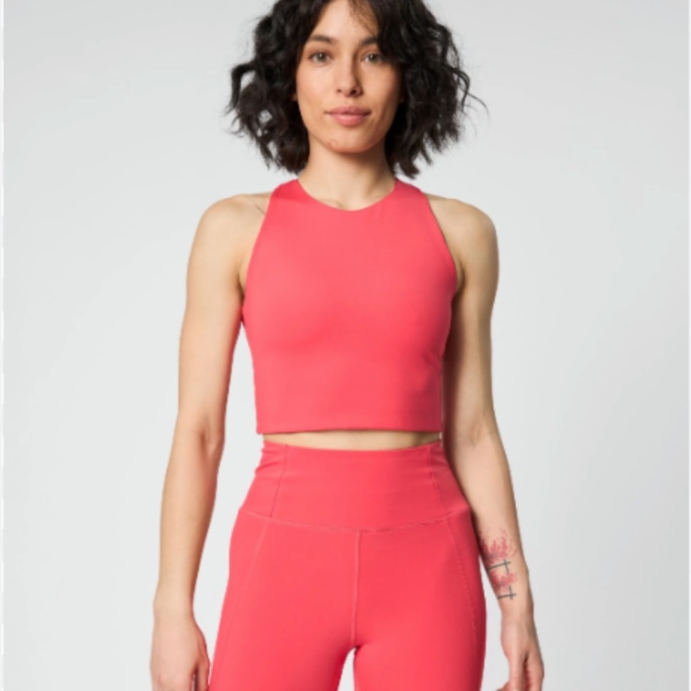 Girlfriend Collective Dylan Bra Pink M